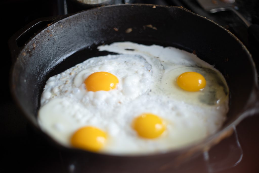 The Best Way to Cook Eggs In a Cast-Iron Skillet - Plan to Eat