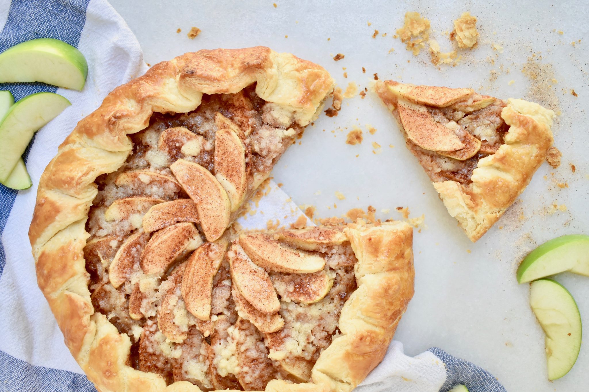 Homemade Apple Cinnamon Galette Recipe - Plan to Eat