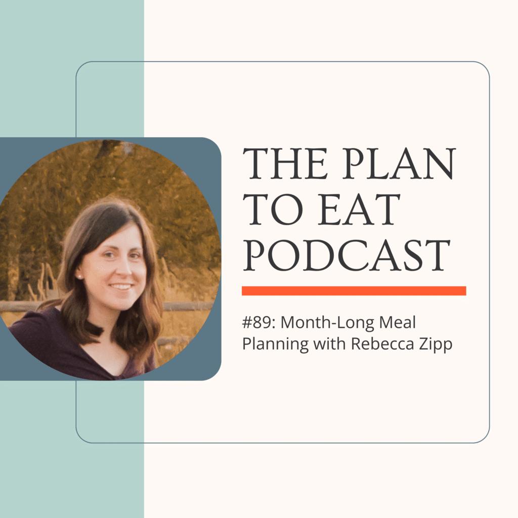 Podcast episode 89 - rebecca zipp month long planning