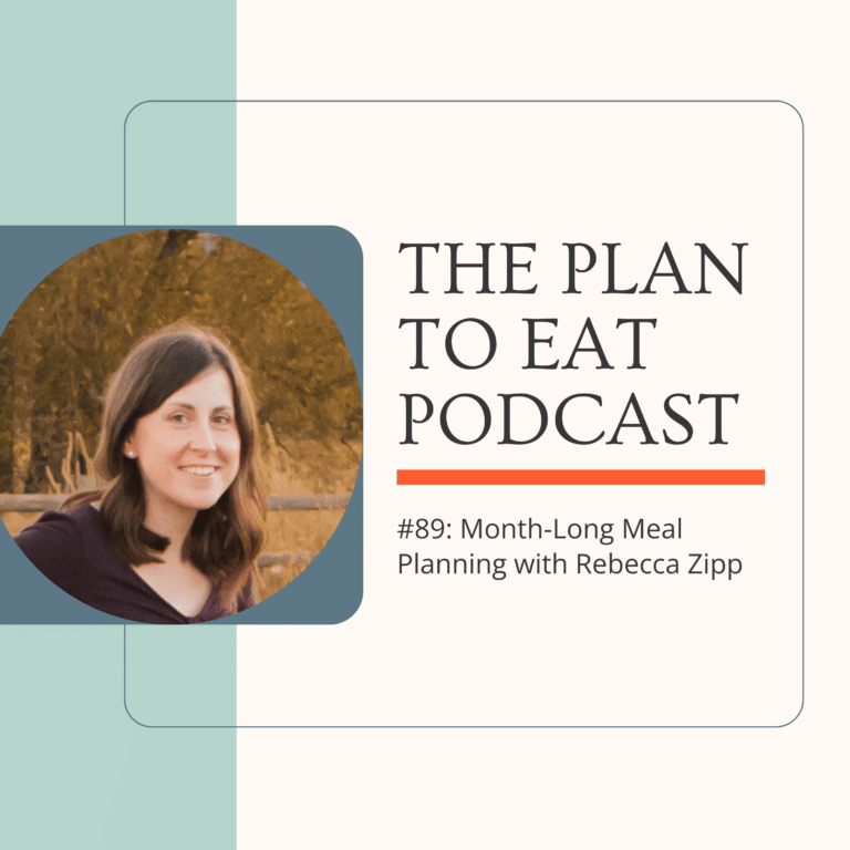 Podcast episode 89 - rebecca zipp month long planning